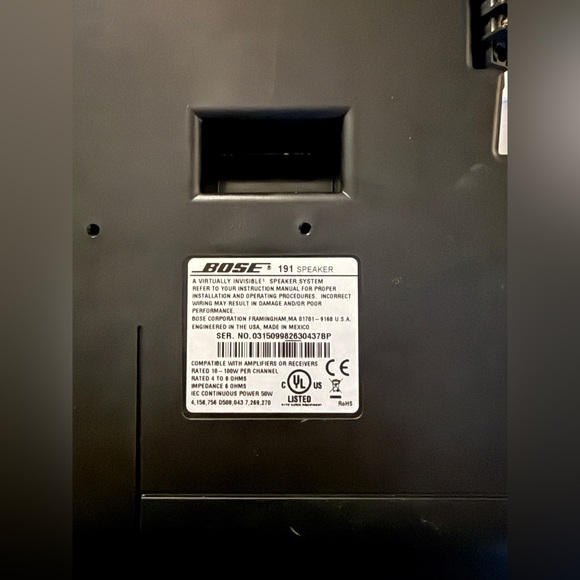 bose virtually invisible 191 In Wall Speakers (pair) - Picture 7 of 7